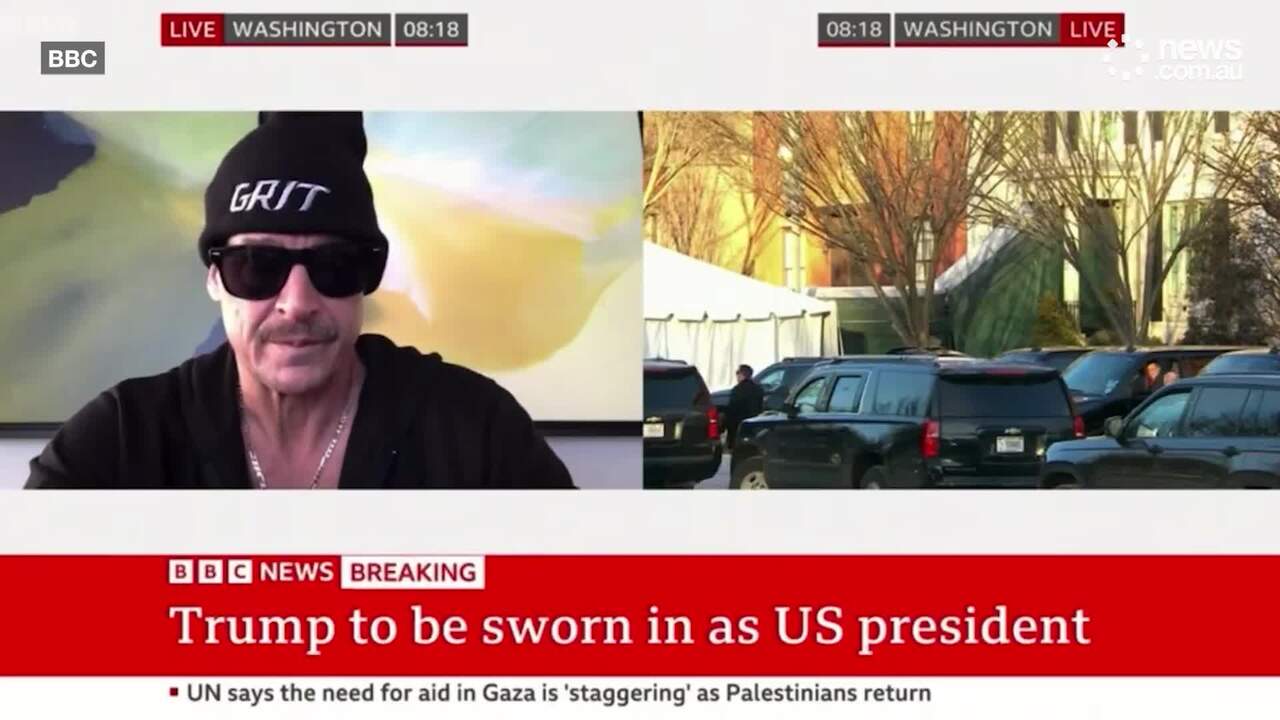 Kid Rock flirts with reporter in painful TV interview