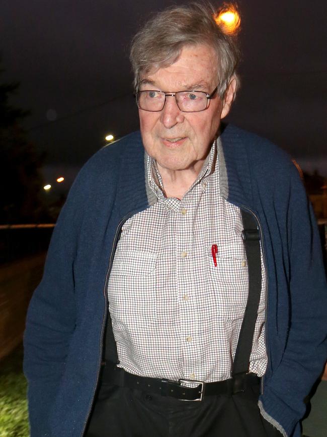 Cardinal George Pell has returned to Sydney after being acquitted. Picture: David Geraghty