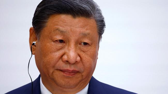 China's President Xi Jinping has so far failed to fix the tanking economy. Picture: Sarah Meyssonnier/Pool/AFP