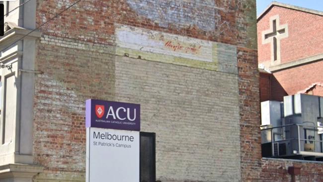 The Australian Catholic University campus in Fitzroy, Melbourne. Picture: Google