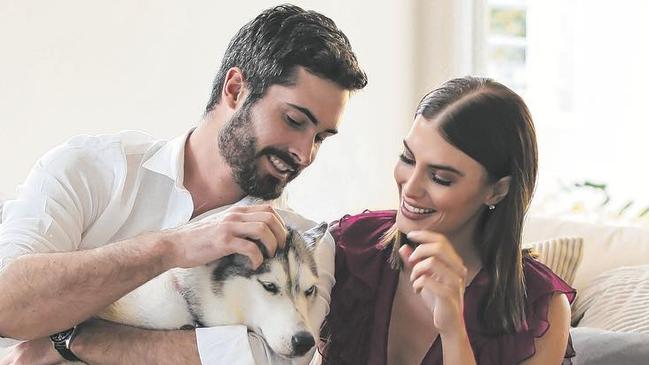 It took a special girl for Brisbane Heat all-rounder Ben Cutting to come around to the idea of having a dog. Despite constant pestering from his now fiance, Erin Holland, it was an 11-year-old Siberian husky rescue dog that eventually changed his mind. Picture: Instagram Caption: erinvholland Verified My little family gracing the cover of @uonsunday today ♥️ @cuttsy_31 @sicarithehusky 📸 Mark Cranitch
