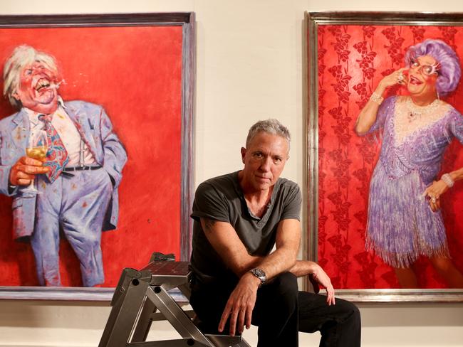 Bill Leak at the Manly Art Gallery and Museum.