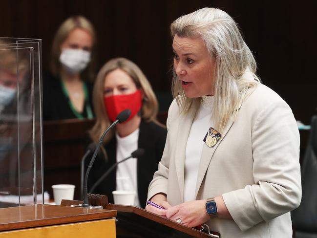 Deputy Labor leader Anita Dow. Last sitting day of parliament before the Winter break. Picture: Nikki Davis-Jones