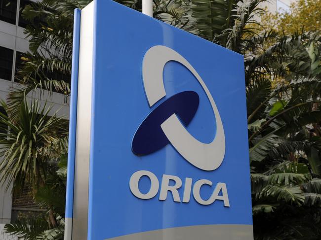 The Orica logo as seen at the company's premises in Melbourne, Monday May 28, 2012. Orica has three market-leading platforms, Orica Mining Services, Minova and Orica Chemicals, that supply the global mining and infrastructure industries with critical consumables. Orica has operations in around 50 countries and customers in twice that many. (AAP Image/Julian Smith) NO ARCHIVING
