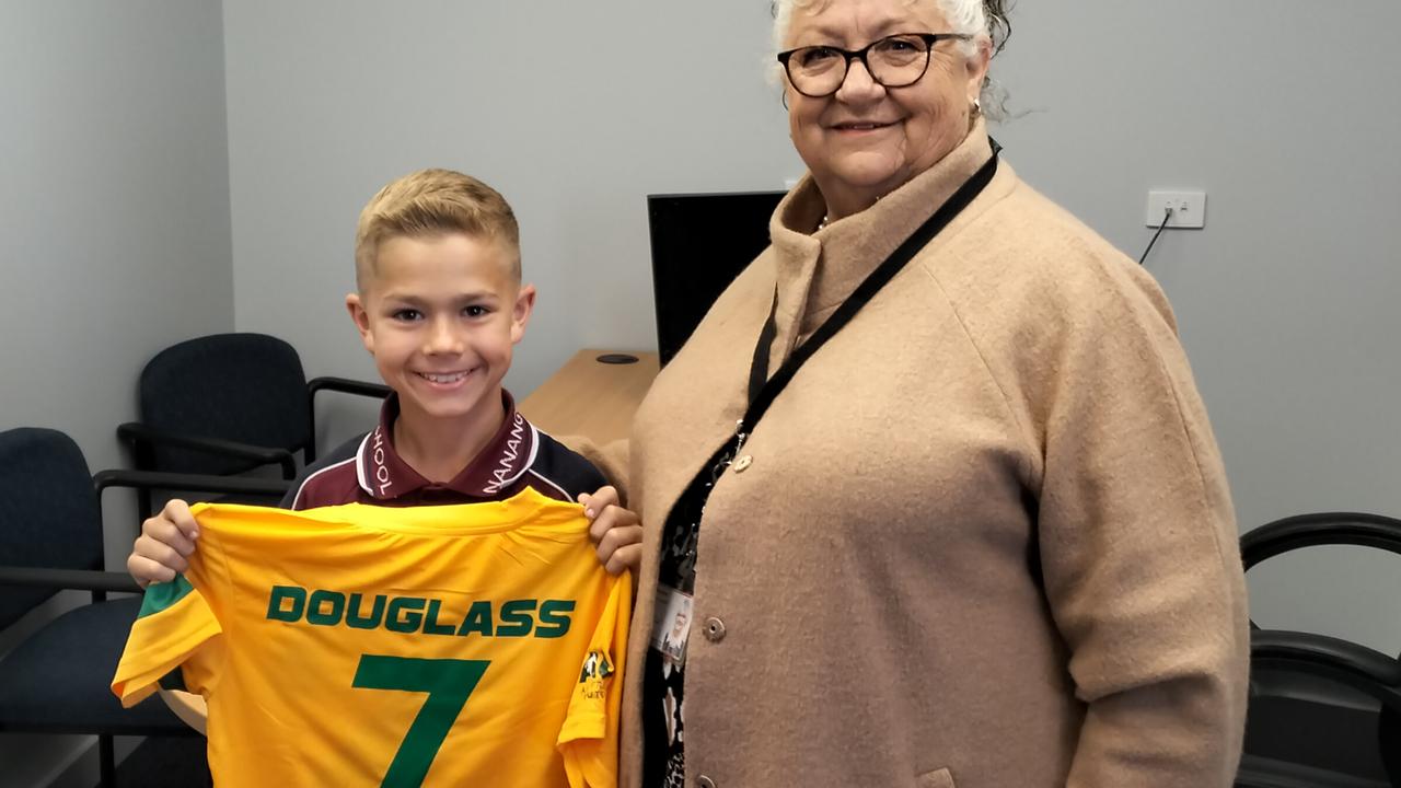 Zac was awarded his Australia jersey on Friday morning by councillor Jane Erkens at a celebratory presentation at Nanango.