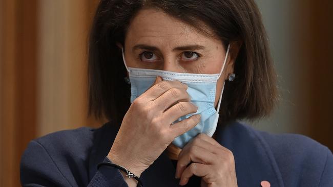 NSW Premier Gladys Berejiklian on Wednesday. Picture: Getty Images