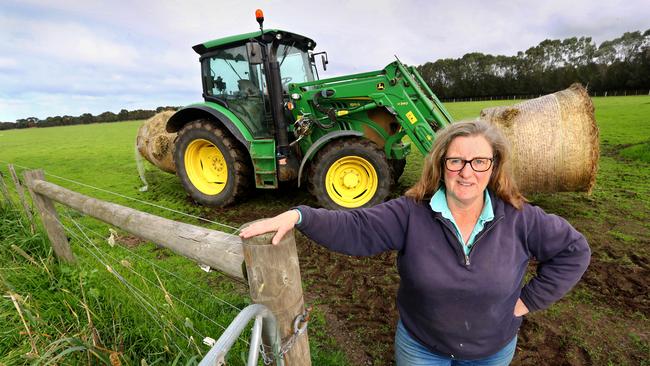 Bellarine Peninsula farmer, Fiona Conroy. PHOTO: Glenn Ferguson