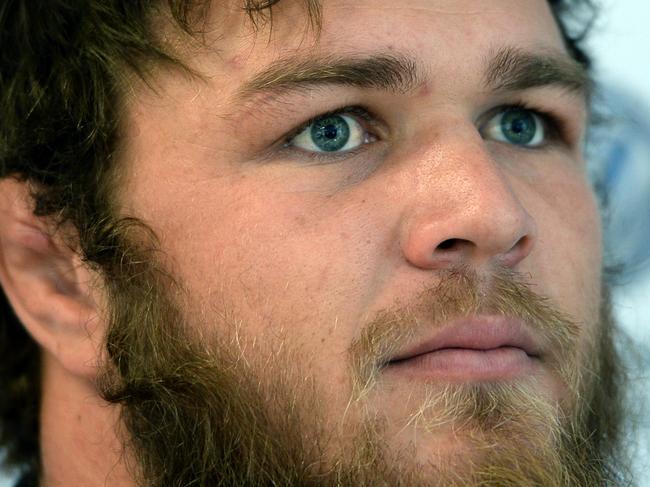 South African flanker Duane Vermeulen is seen on June 18, 2015 in Toulon, after signing a three-year contract with the Top 14 club. AFP PHOTO / BORIS HORVAT