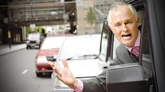 Strange Politics: Malcolm Turnbull has become a victim of Epstein's Law. (Photo Digitally altered)