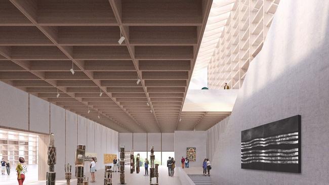 The David Chipperfield Architects and SJB Architects plan explores light and space.