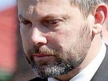 Twitter image of Gerard Baden Clay on day 21 of his murder trial. Baden Clay has been found guilty of murdering his wife Allison.