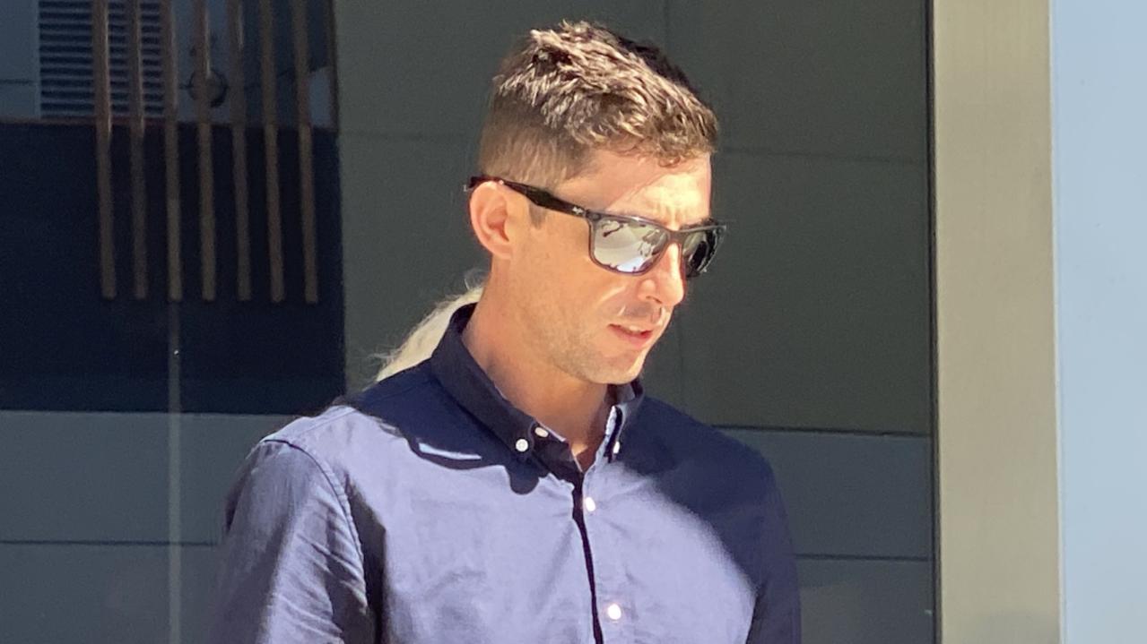 Dylan Jay Cummins leaving Maroochydore Magistrates Court on May 10. Picture: Maddie Manwaring.