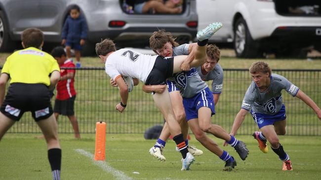 DrakeAyersPicture: Warren Gannon Photography. Andrew Johns Cup round two, Macarthur Wests Tigers vs North Coast Bulldogs at Kirkham Oval, 10 February 2024