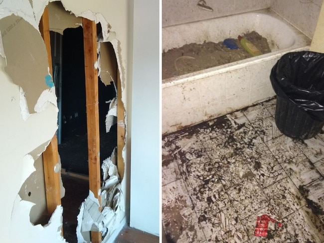 Artwork tenant damage. NSW real estate.