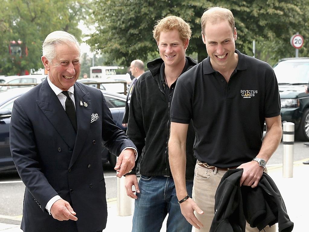 Harry’s relationship with his father and brother is currently strained. Picture: Chris Jackson/Getty Images