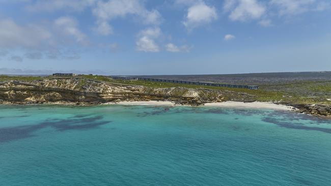 Southern Ocean Lodge’s dramatic setting on the southwest coast of Kangaroo Island. Picture: George Apostolidis