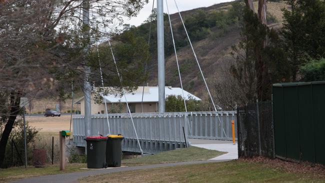 The teenage girl was jogging along the Picton Botanic Gardens bike track.