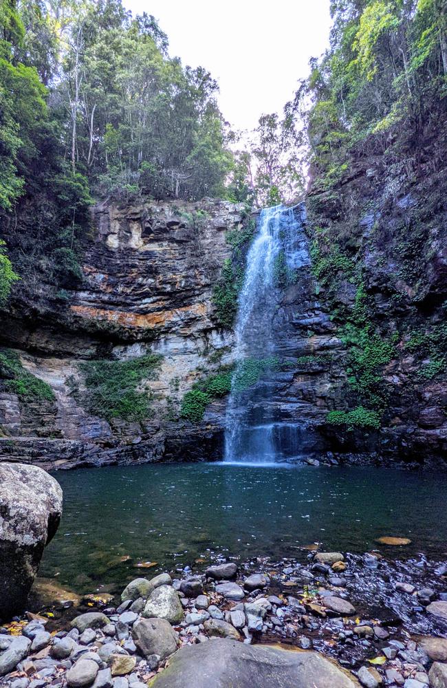 Clover Hill Falls is the final destination on the trail. Picture: Dylan Arvela