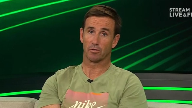 Andrew Johns blasted the "disrespectful" scenes. Photo: Channel 9