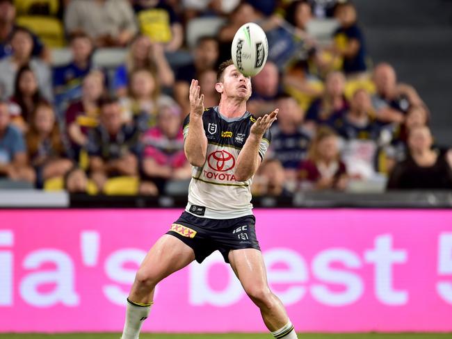 NRL; North Queensland Cowboys v Brisbane Broncos at Queensland Country Bank Stadium. Michael Morgan. Picture: Alix Sweeney