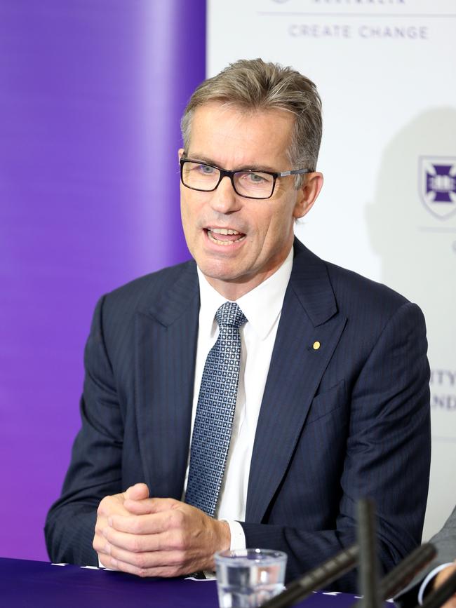 Professor Peter Hoj, the vice chancellor and president of UQ. Picture: Steve Pohlner