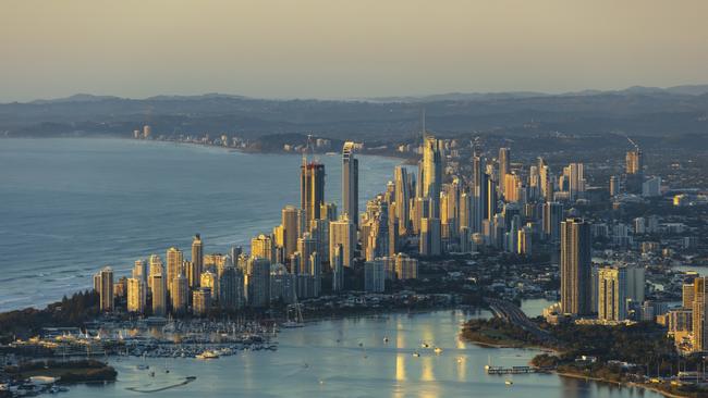 Gold Coast. Airviewonline unveils Australia's top aerial views captured or curated by veteran photographer Stephen Brookes. Picture: Stephen Brookes