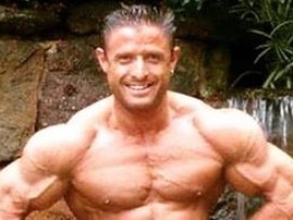 Champion bodybuilder Zoltan Banyai owns AAA Supplements in Frankston that was firebombed in a series of arson attacks linked to the Finks outlaw motorcycle gang. early mid 2000s