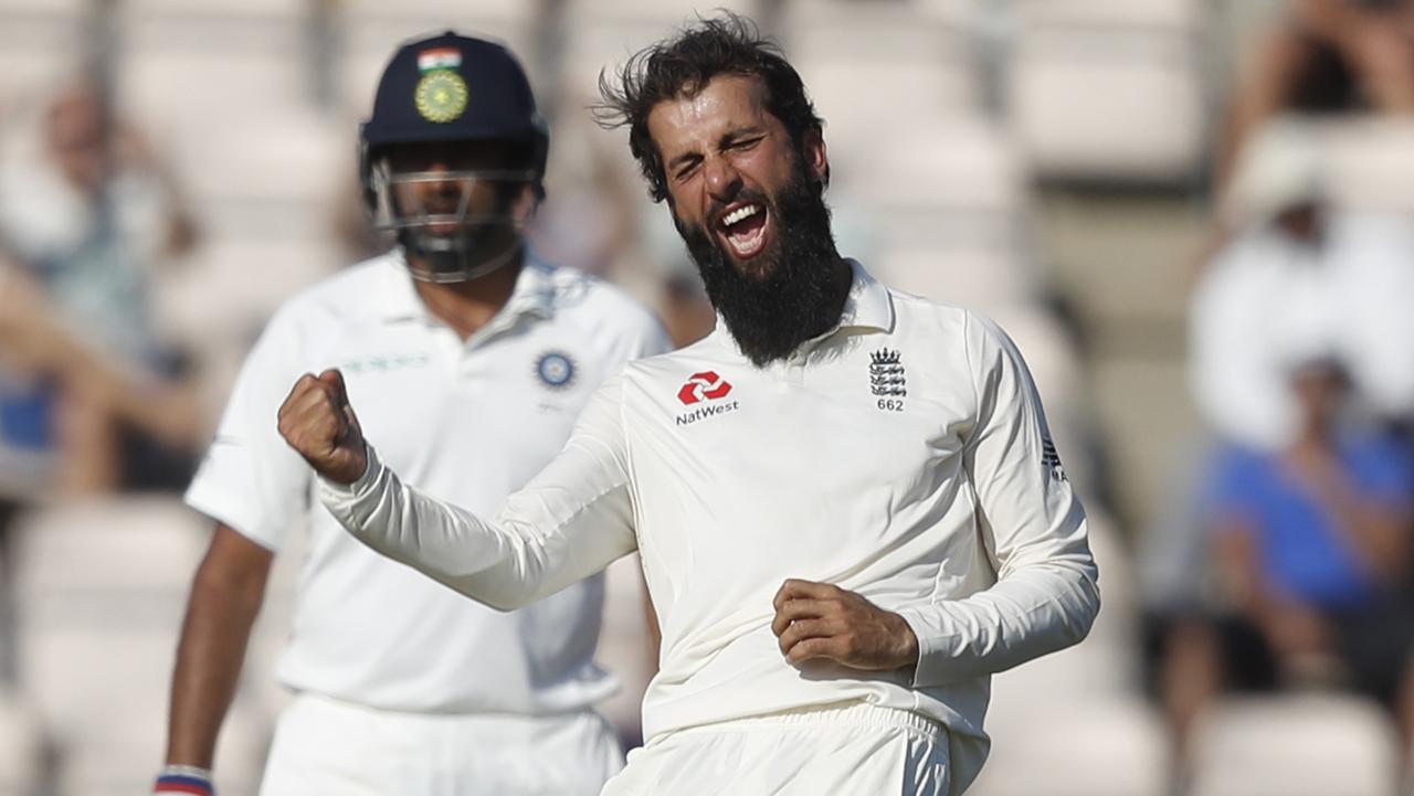 England's Moeen Ali took nine wickets for the match.