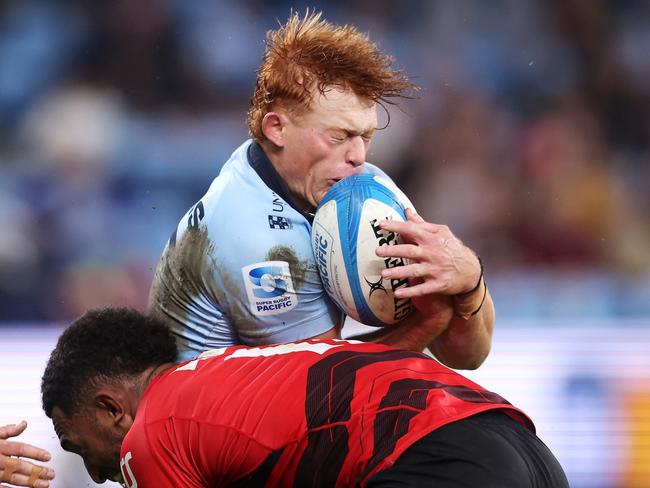 Tane Edmed is optimistic for the Waratahs. Picture: Mark Kolbe Photography/Getty Images