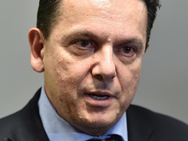 Independent Senator Nick Xenophon said the last leaders debate disengaged and disconnected people. Picture: Julian Smith Source: AAP