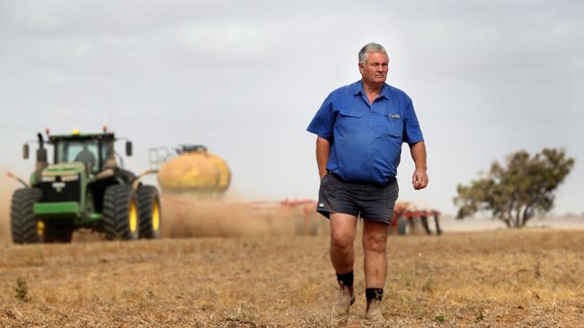 Grain farmer Craig Henderson has secured staff from overseas to help harvest his Wimmera and Millewa properties in the face of a domestic labour shortage. Picture: David Geraghty