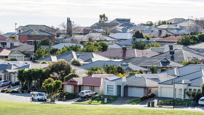 ADELAIDE, AUSTRALIA - NewsWire Photos AUGUST 19, 2021: Housing stock in Noarlunga Downs. Picture: NCA NewsWire /Brenton Edwards