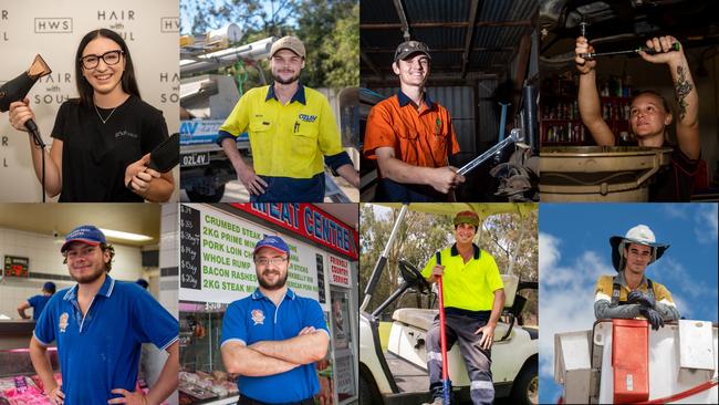 Lockyer Valley apprentices. Photos: Ali Kuchel