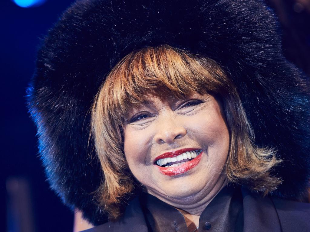 Singer, songwriter, dancer and actress Tina Turner reacts on stage after the German premiere of the musical "Tina - Das Tina Turner Musical" in the Operettenhaus in Hamburg on March 3, 2019. Rock legend Tina Turner, the growling songstress who electrified audiences from the 1960s and went on to release hit records across five decades, has died at the age of 83, a statement announced on May 24, 2023. "It is with great sadness that we announce the passing of Tina Turner," read the statement on the official Instagram page of the eight-time Grammy winner. (Photo by Georg Wendt / dpa / AFP)