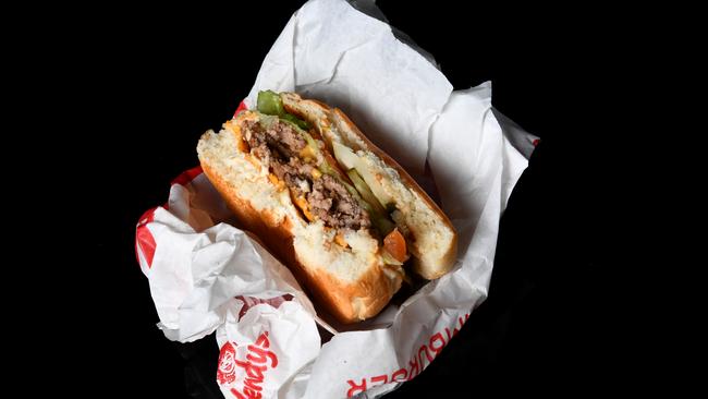 The burgers are square at Wendy’s. Pictures: Katherine Frey/The Washington Post via Getty Images