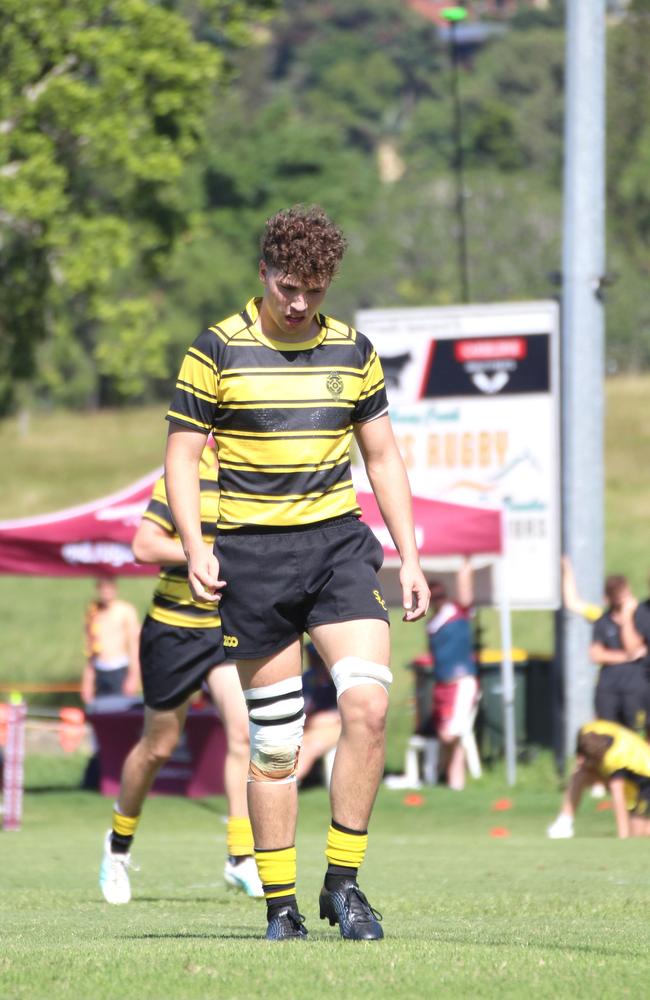 Ballymore Cup rugby action at the Albany Creek Brumbies Junior Rugby Union Club on Friday, April 12, 2024.