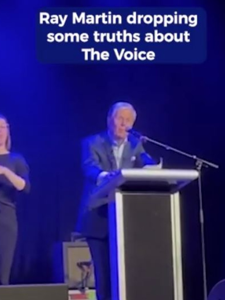 Martin said No voters were ‘dinosaurs’. Picture: TikTok/yeahnahyeahthevoice