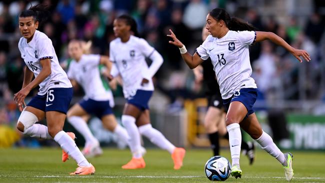 Carpenter believes France will be the perfect test of the Matildas’ World Cup readiness. Picture: Stephen McCarthy/Sportsfile via Getty Images