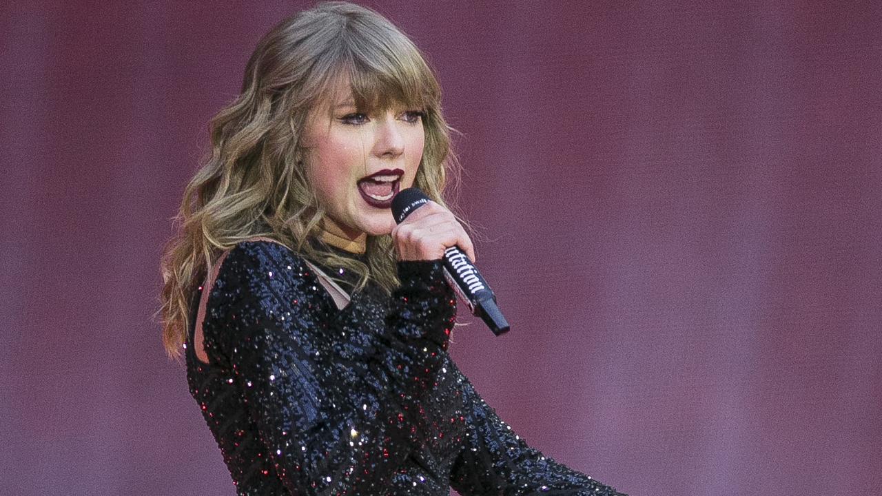 Taylor Swift claimed on Friday that her former label ‘won’t allow her’ to perform her hits at the AMAs this month. Picture: AP.