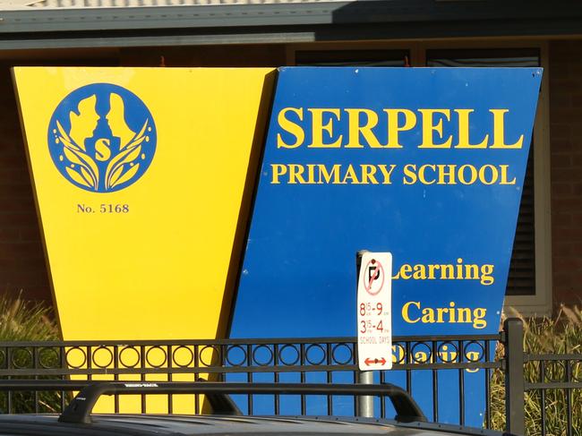 April 3, Concerns have been raised about children's safety at pick up and drop off times at Serpell Primary School with issues with traffic and parking congestion reaching breaking point. Picture: Stuart Milligan