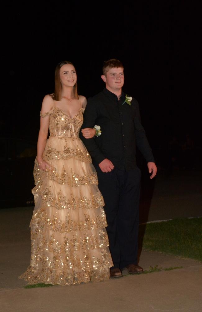 Roma State College formal 2024. Bella Knayer and Cameron Brazier.