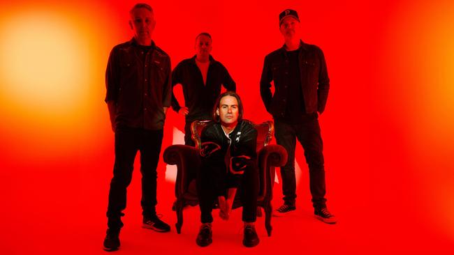 Grinspoon – Joe Hansen, Kristian Hopes, Phil Jamieson, Pat Davern. Picture: Michelle Grace Hunder.