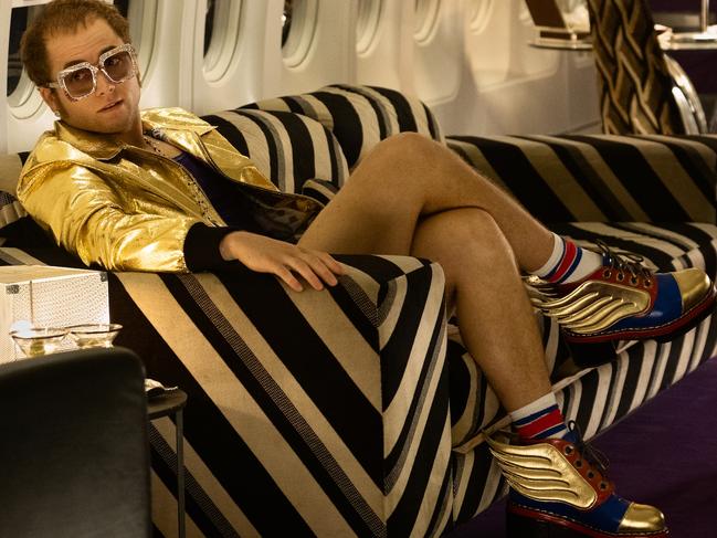 Taron Egerton won a Golden Globe for playing Elton John in Rocketman. Picture: Paramount