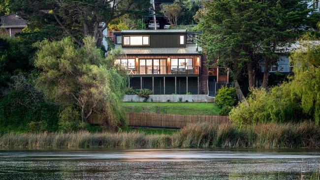 The Robinson’s renovated home overlooking Blue Lake is up for grabs.