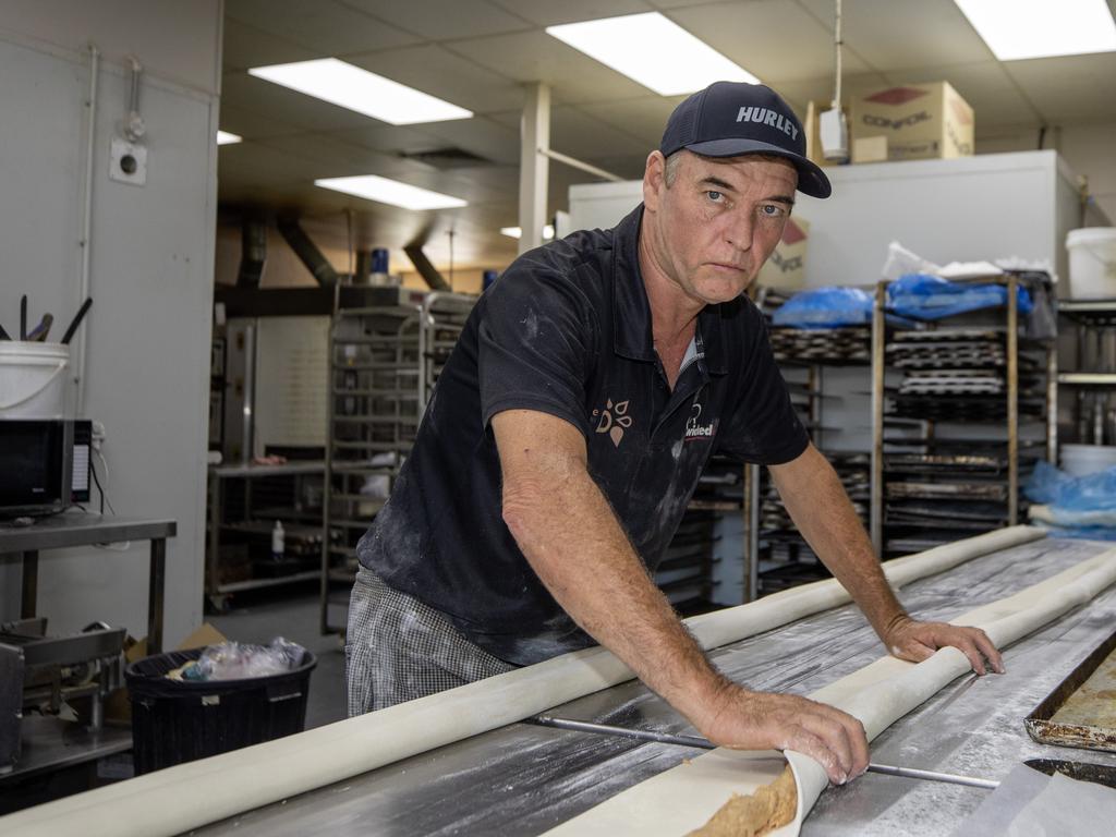 Alice Springs baker Darren Clark. Picture: Liam Mendes/The Australian