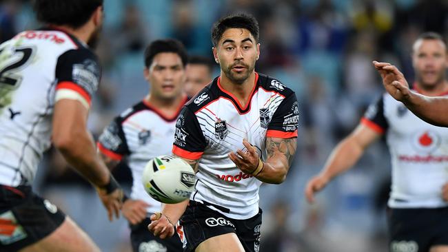 Shaun Johnson could be on his way out of the Warriors. Picture: AAP