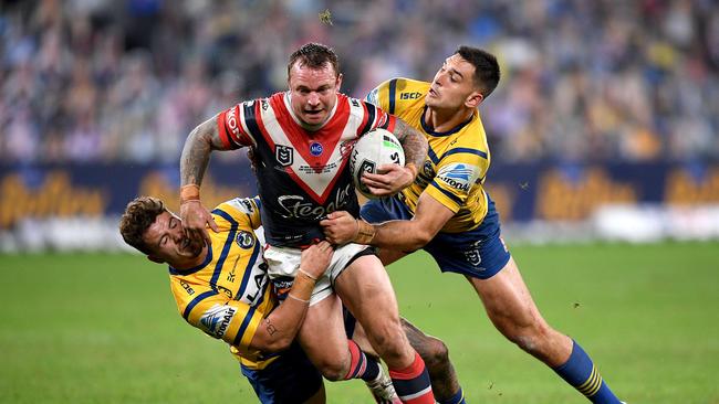 Jake Friend will be glad the Roosters have treated him better than the Broncos treated McCullough. Picture: AAP.