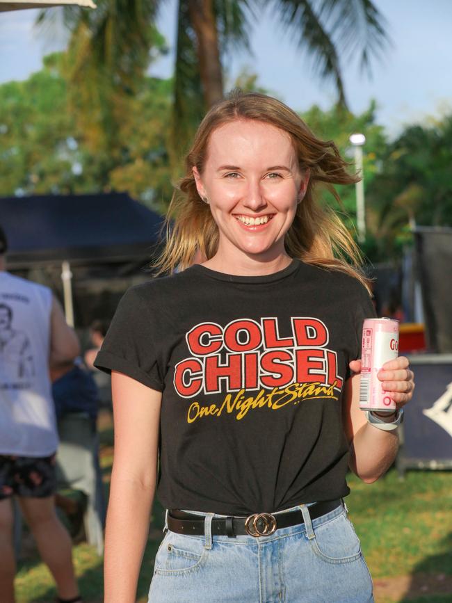 Amelia Motbey at the Jimmy Barnes concert at the Darwin Ski Club. Picture: Glenn Campbell