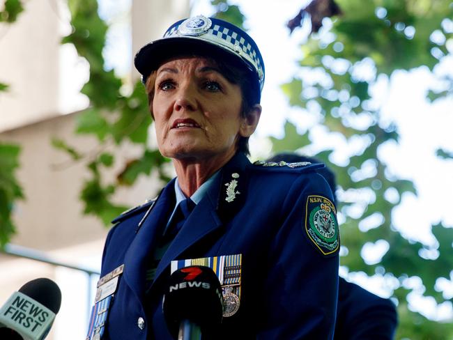 NSW Police Commissioner Karen Webb’s responses to major issues has been repeatedly criticised. Picture: NCA NewsWire