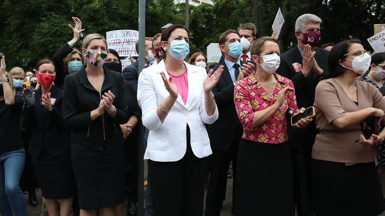 Palaszczuk’s government is littered with powerful women leading the charge. Picture: Jono Searle/Getty Images